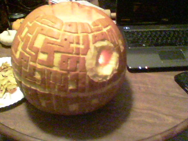 "The Death Star" Pumpkin