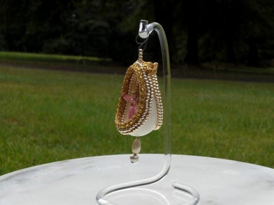 Pink Angel Egg - Faberge WannaBe