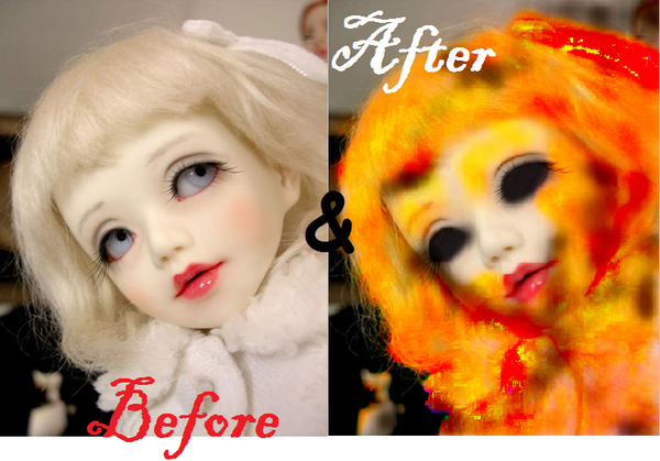 Burning China Doll