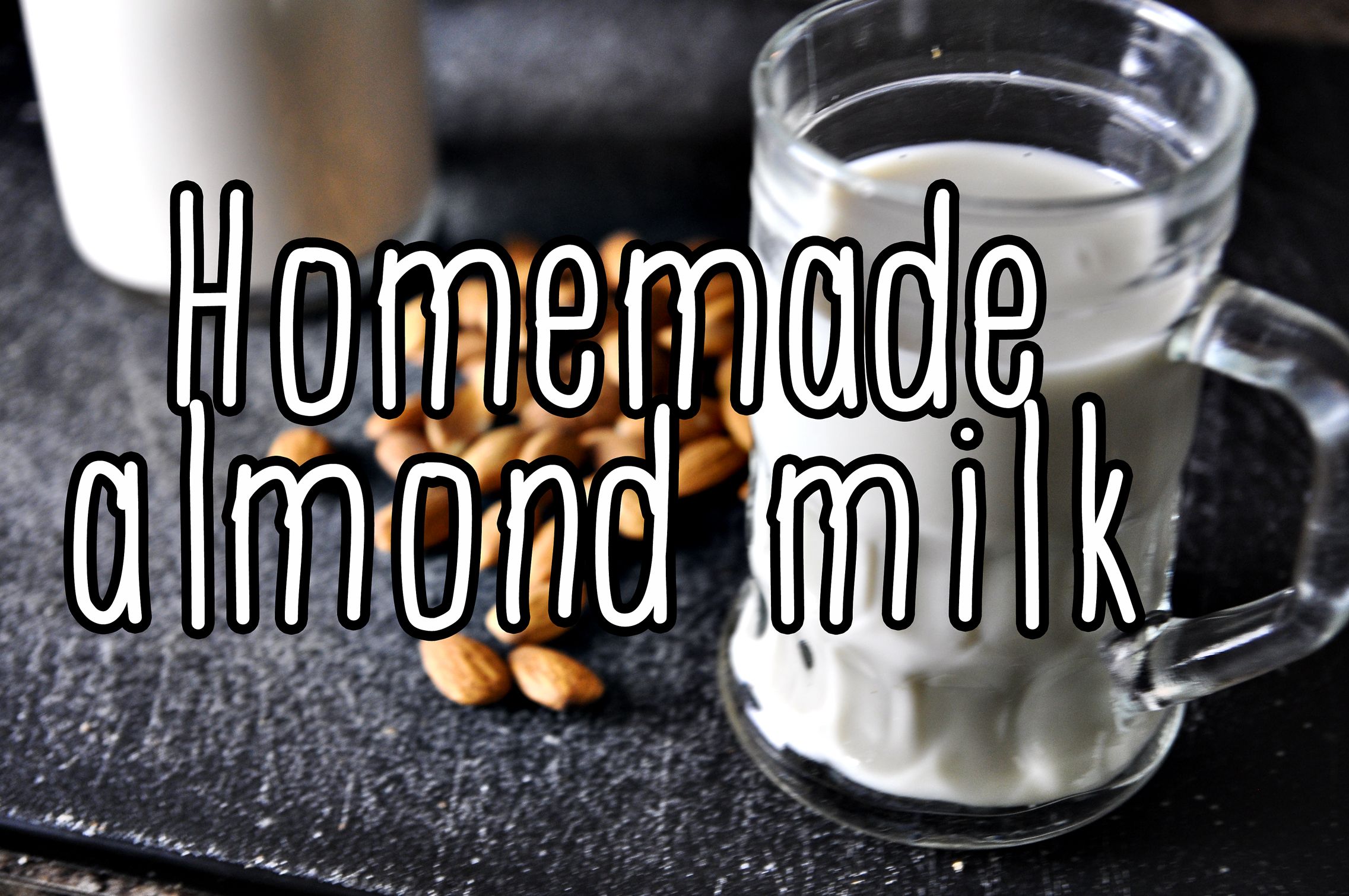 Homemade Almond Milk