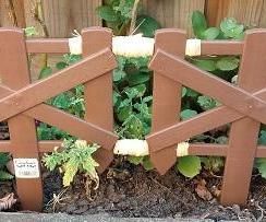 Fixing Broken Plastic Fence