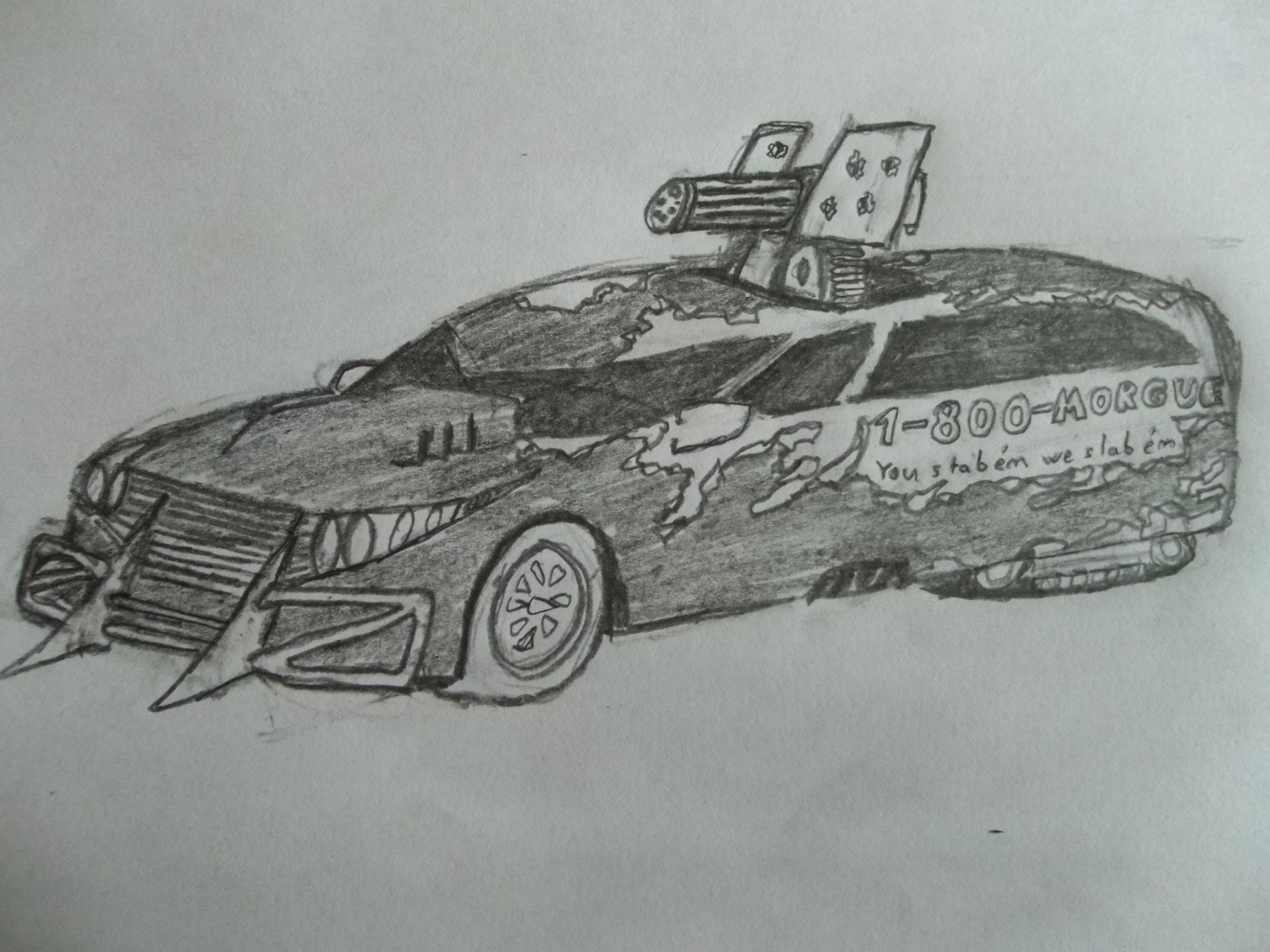 Halloween Hearse