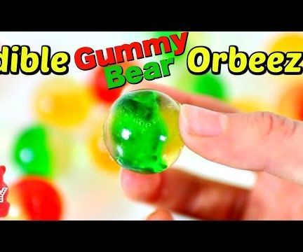 EDIBLE ORBEEZ WITH GUMMY BEARS!  EASY RECIPE!