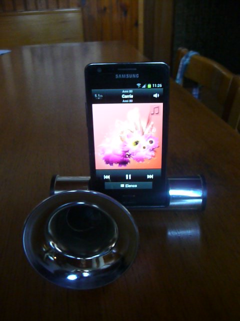 Ecological amplifier for smartphone.