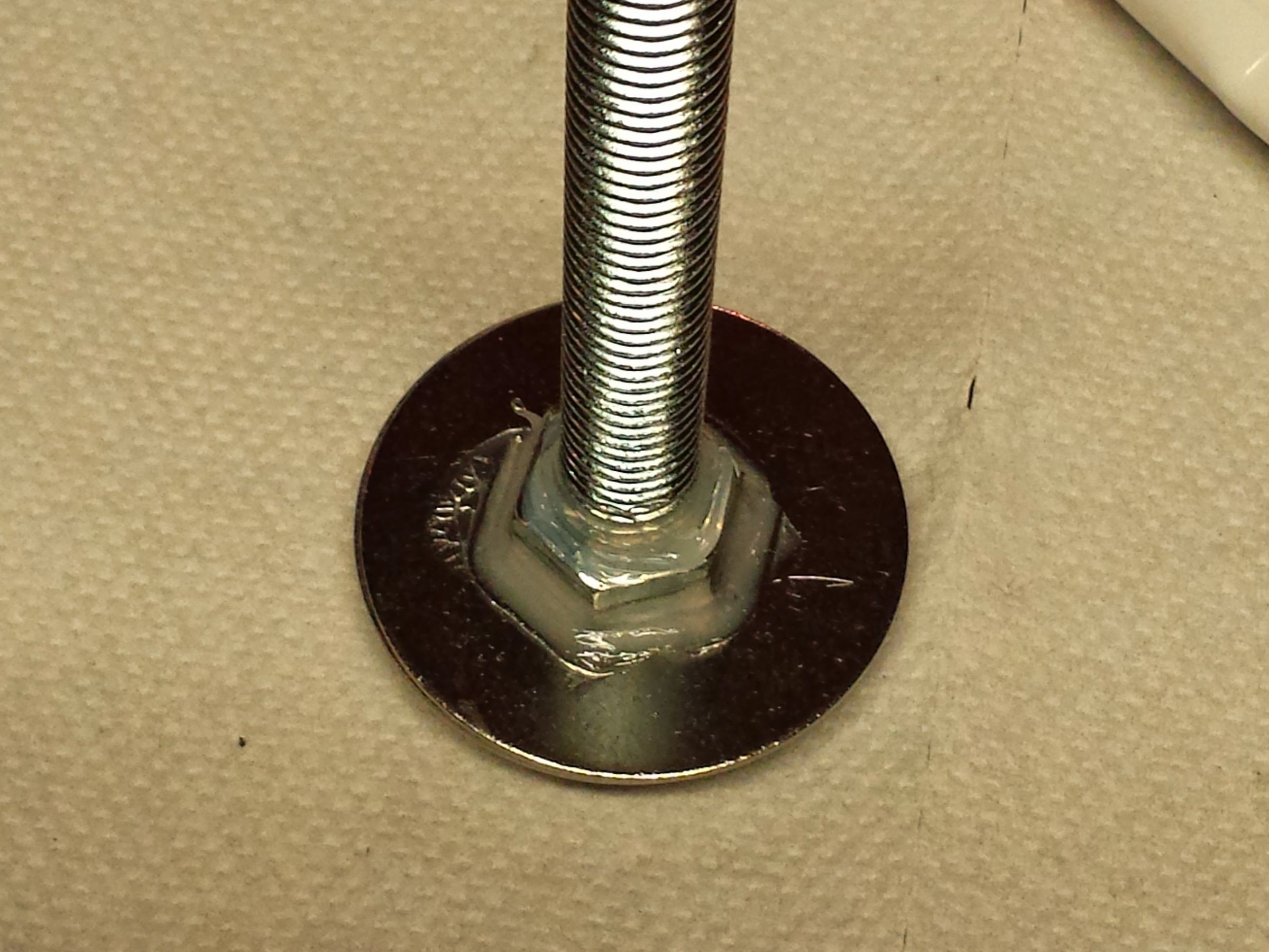 Prepare the Central Bolt, Bolt Shut the Hole on the Outer Pot