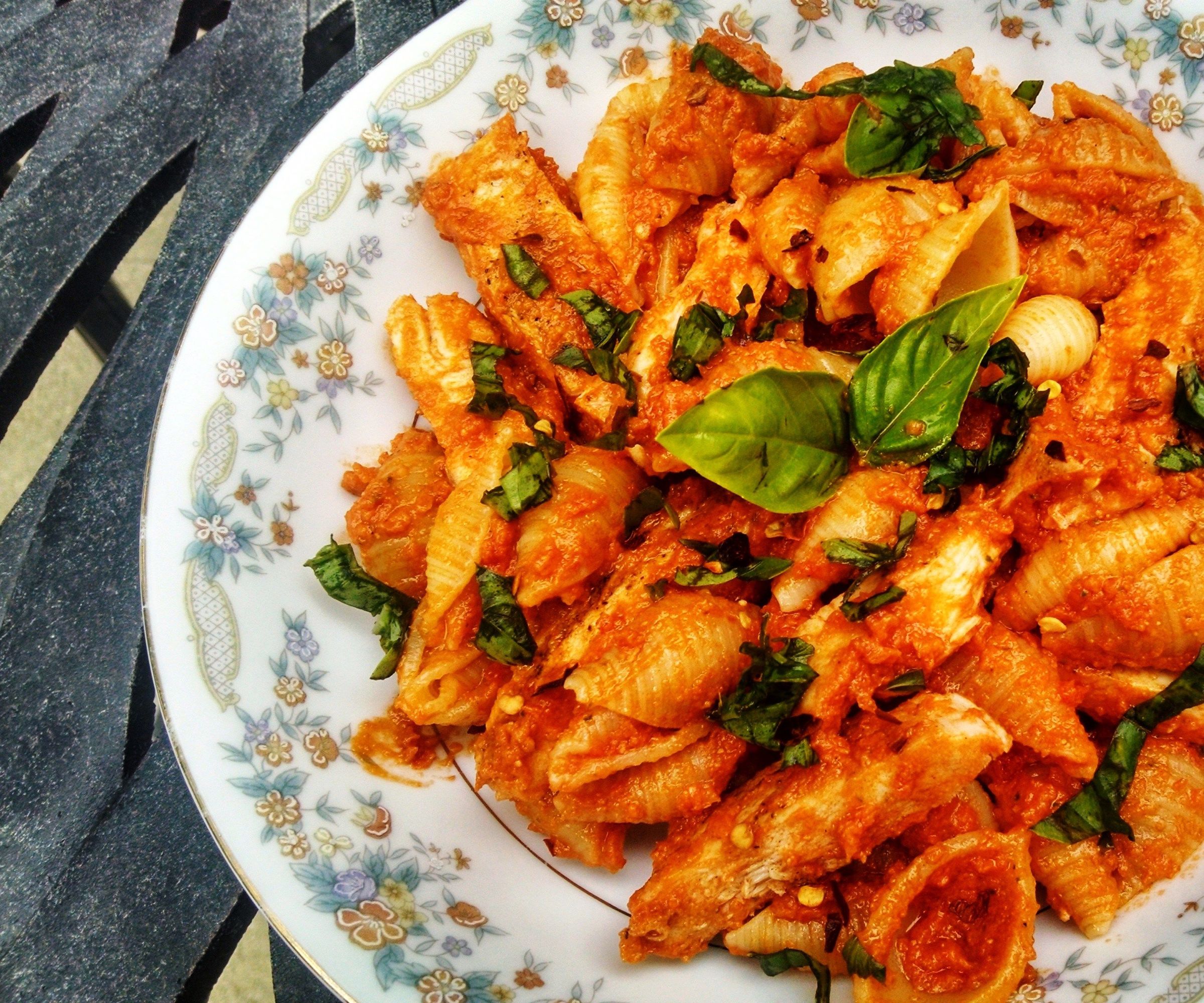 Summer Sun-Dried Tomato Pasta