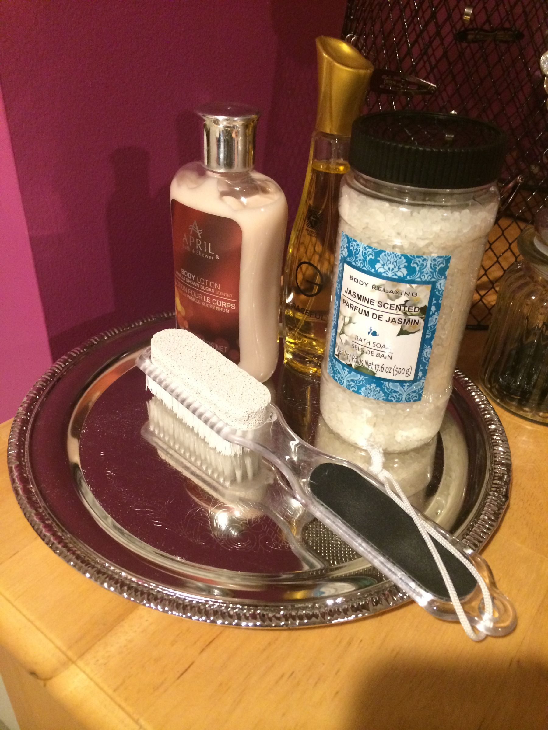 "Necessities Plate"