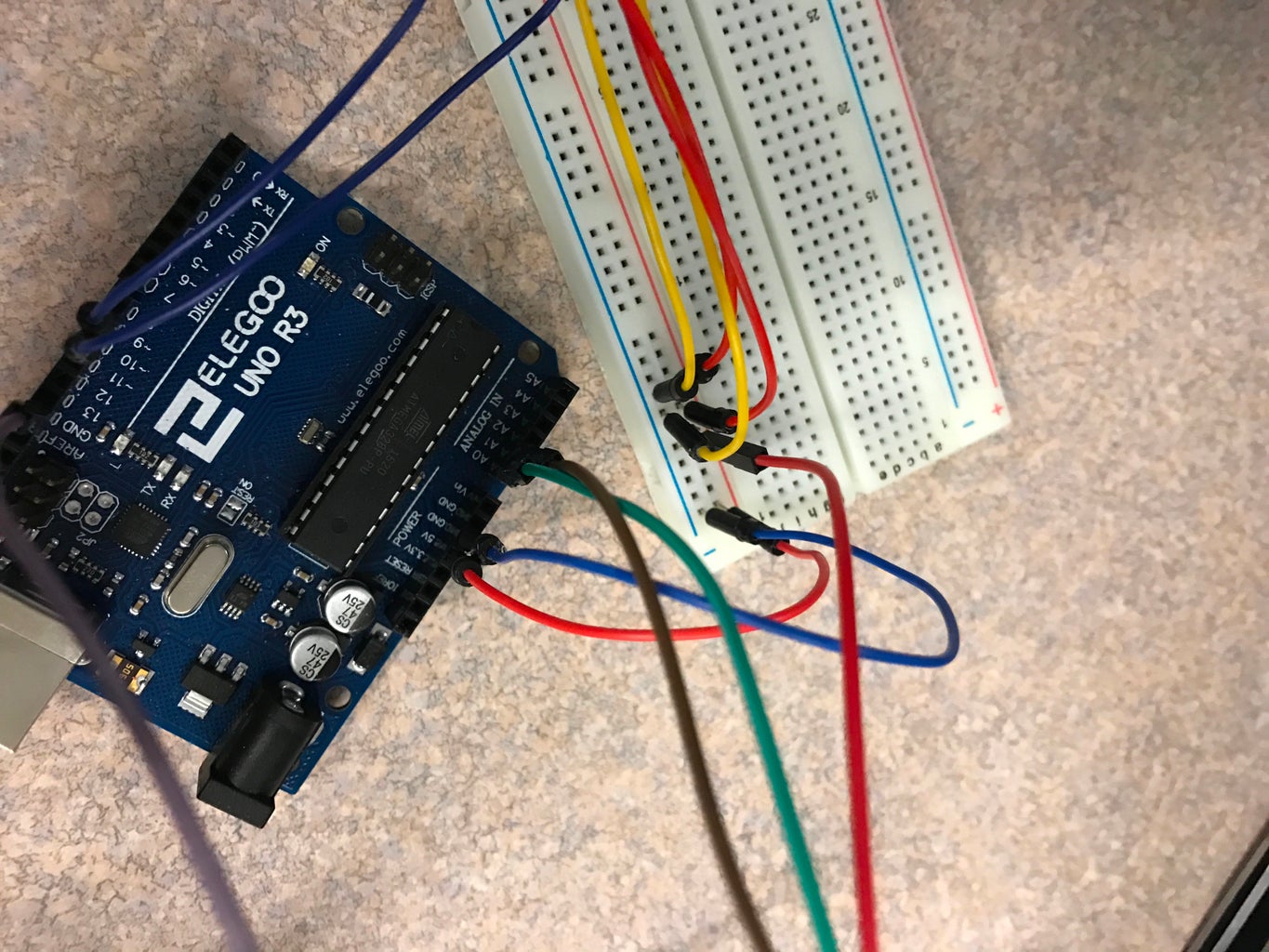 Connecting Arduino to Breadboard