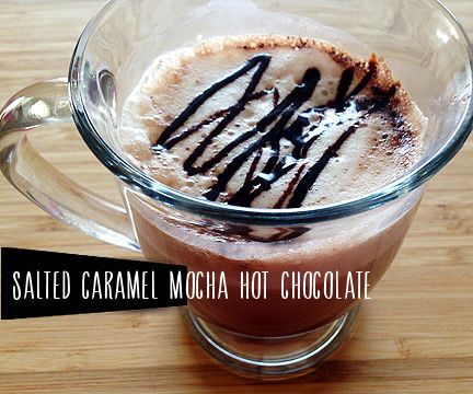 Salted Caramel Mocha Hot Chocolate Recipe
