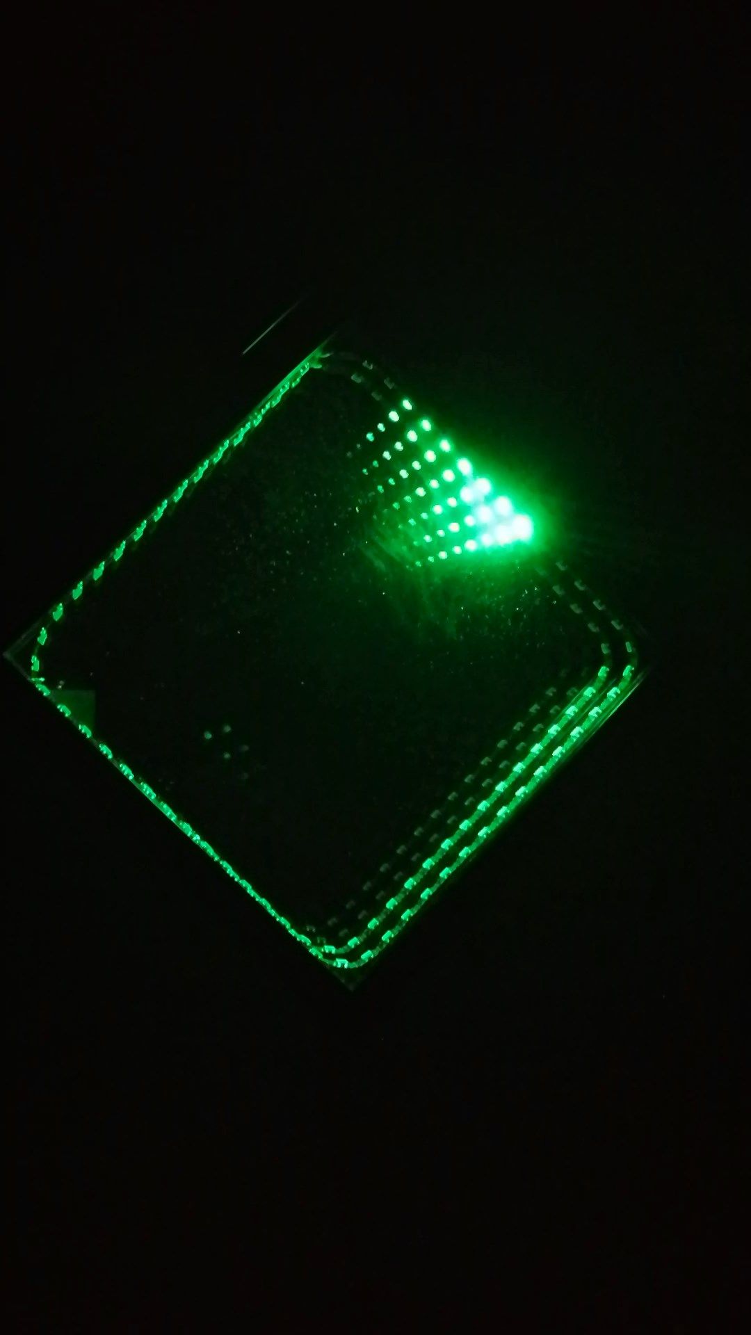 Infinity Mirror Wall Clock in IKEA Picture Frame 4 Steps Instructables