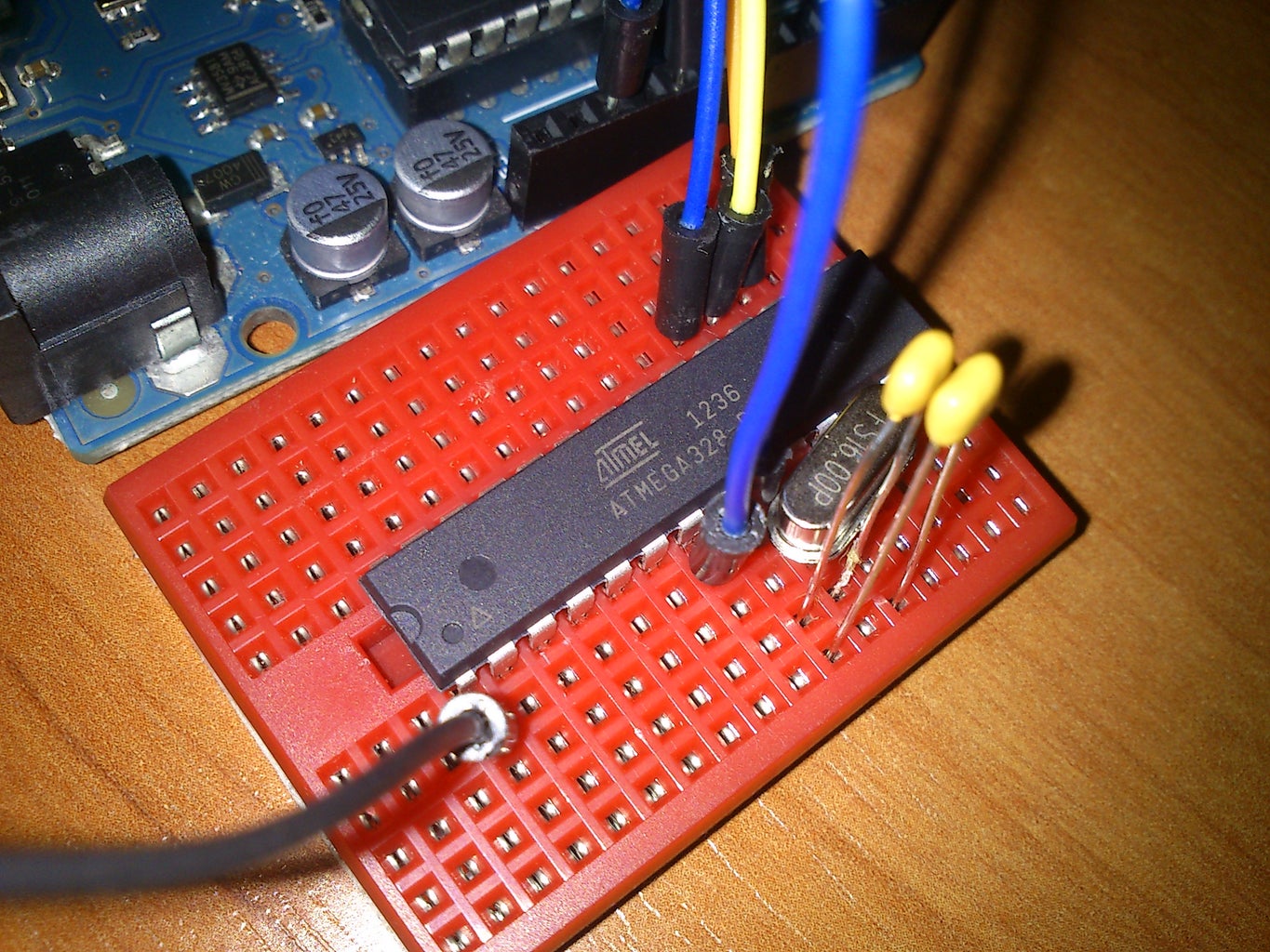 Burning the Bootloader on ATMega328 Using Arduino UNO As ISP