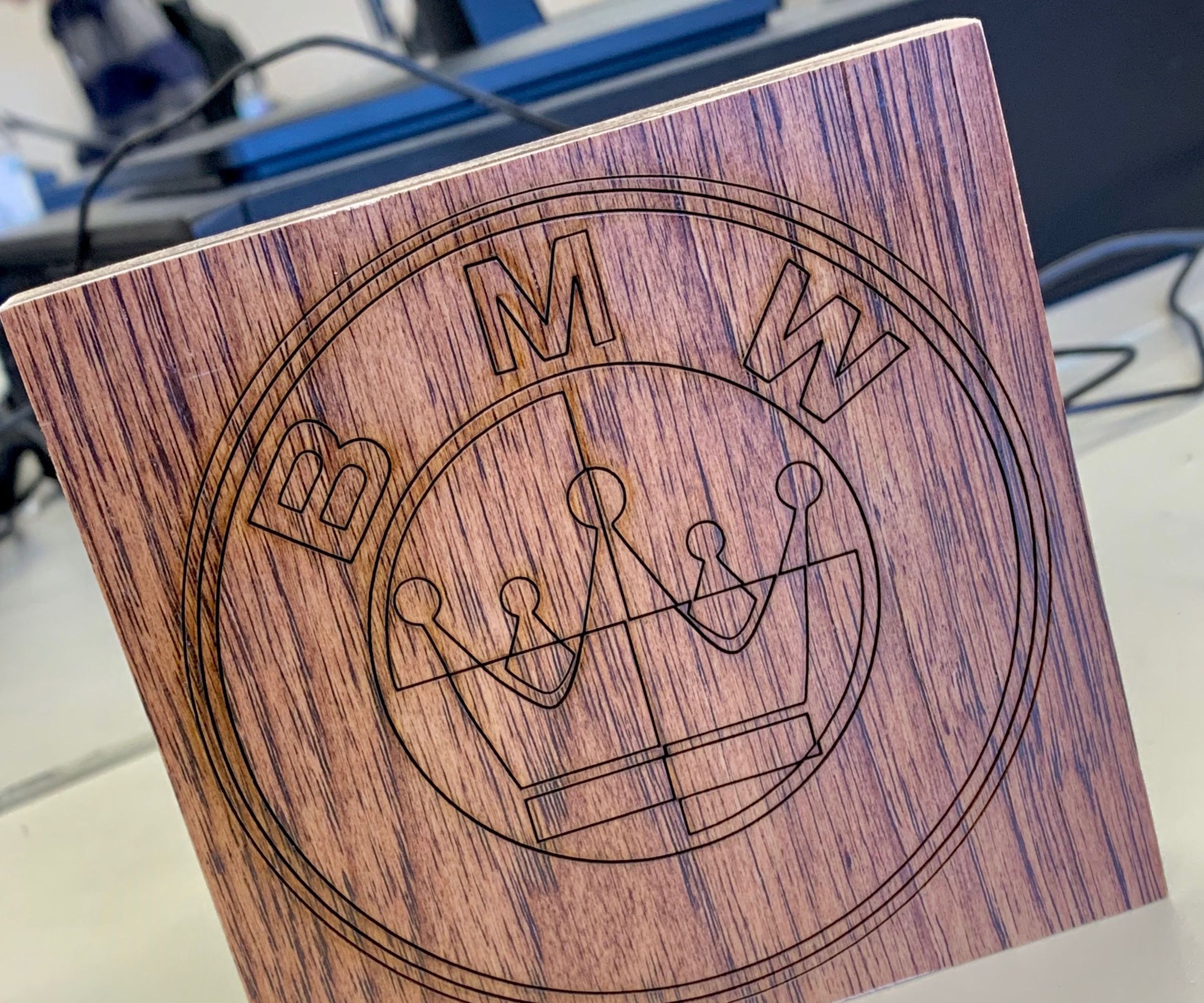 BMW Decal Engraving