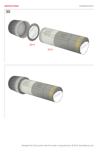 Starfighter-X Star Wars Inspired Paper Model