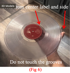 HOW TO PLAY a NEW RECORD: Holding/Placing Vinyl Records