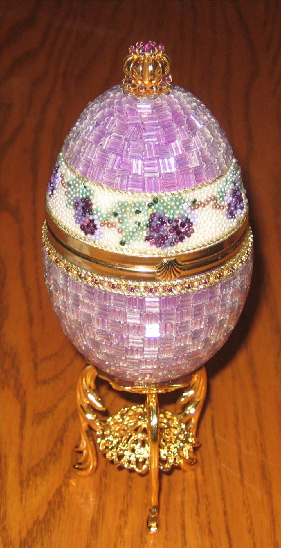 Beaded Goose Egg