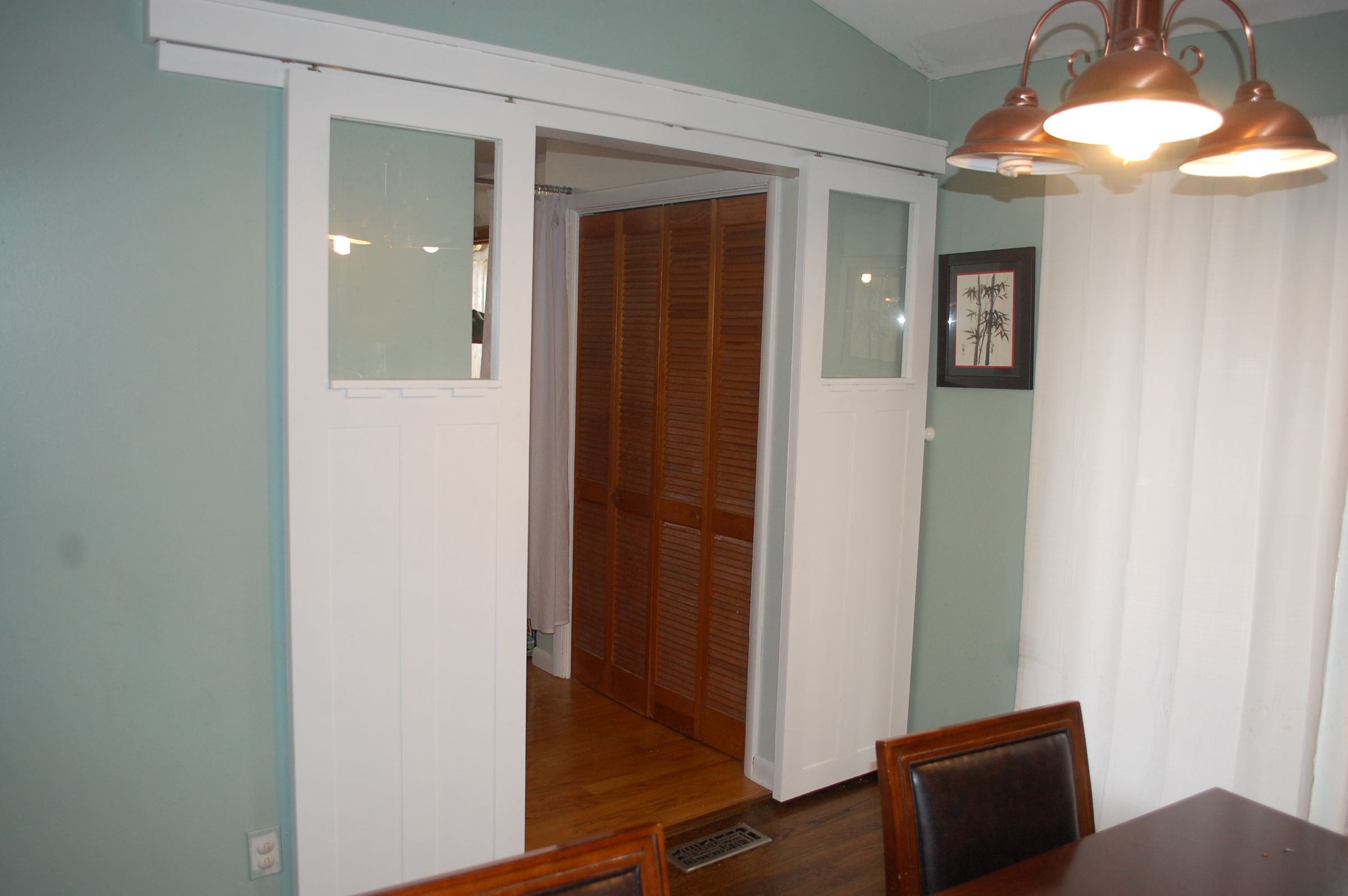 Craftsman Style Sliding Doors