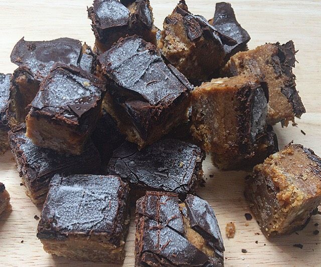 VEGAN Salted Caramel Shortbread