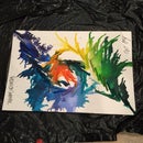 melted crayon