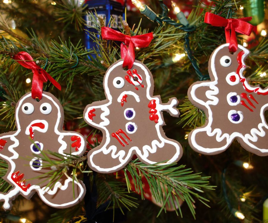 Zombie Gingerbread Ornament