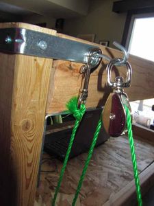 Add Top Pulleys to Frame's Top Cross Piece