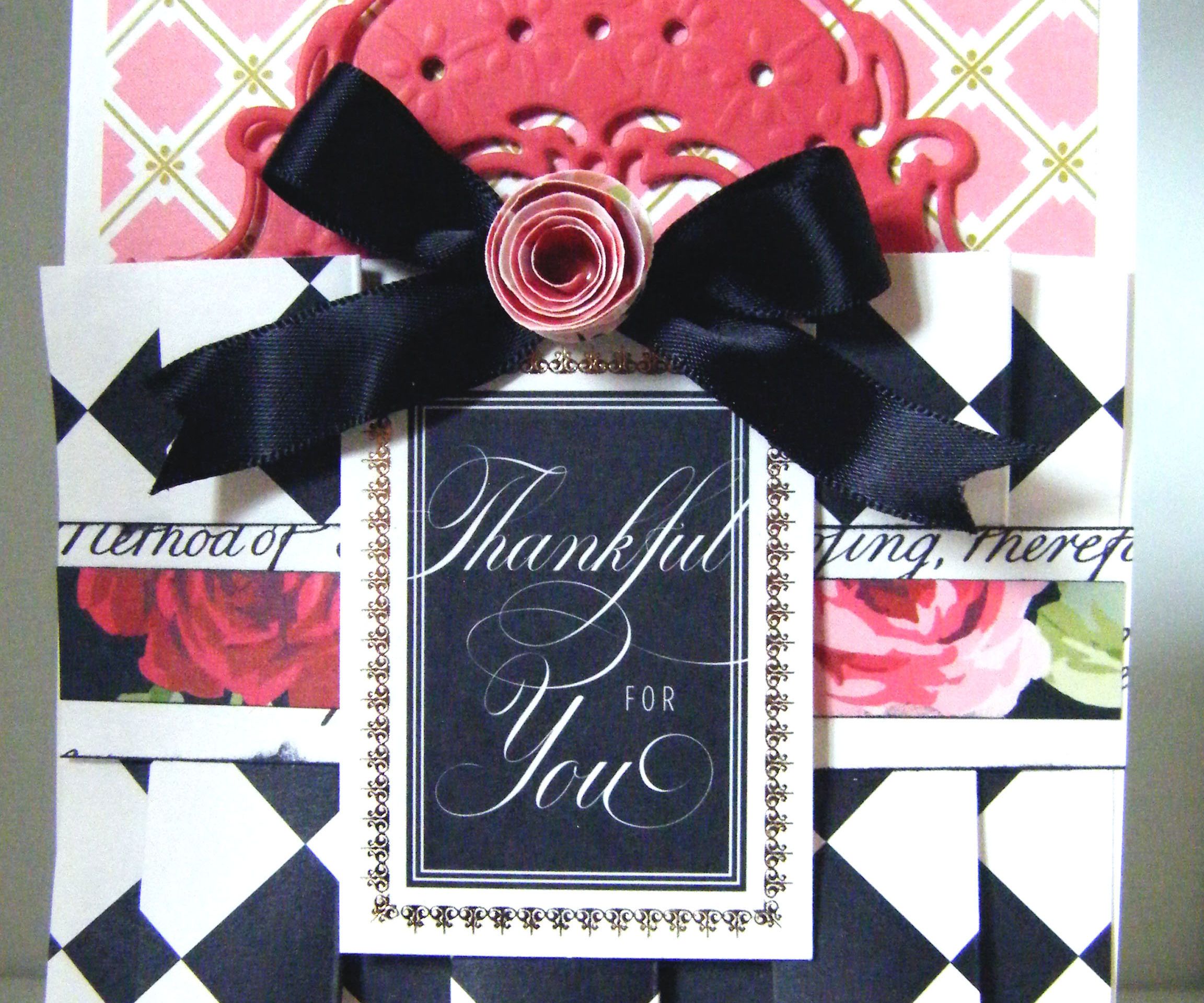 How to Make a Rose Box Pleated Thank You Card