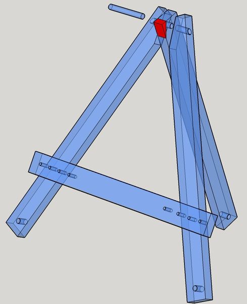 Wood Easel - Simple and Inexpensive : 4 Steps (with Pictures ...