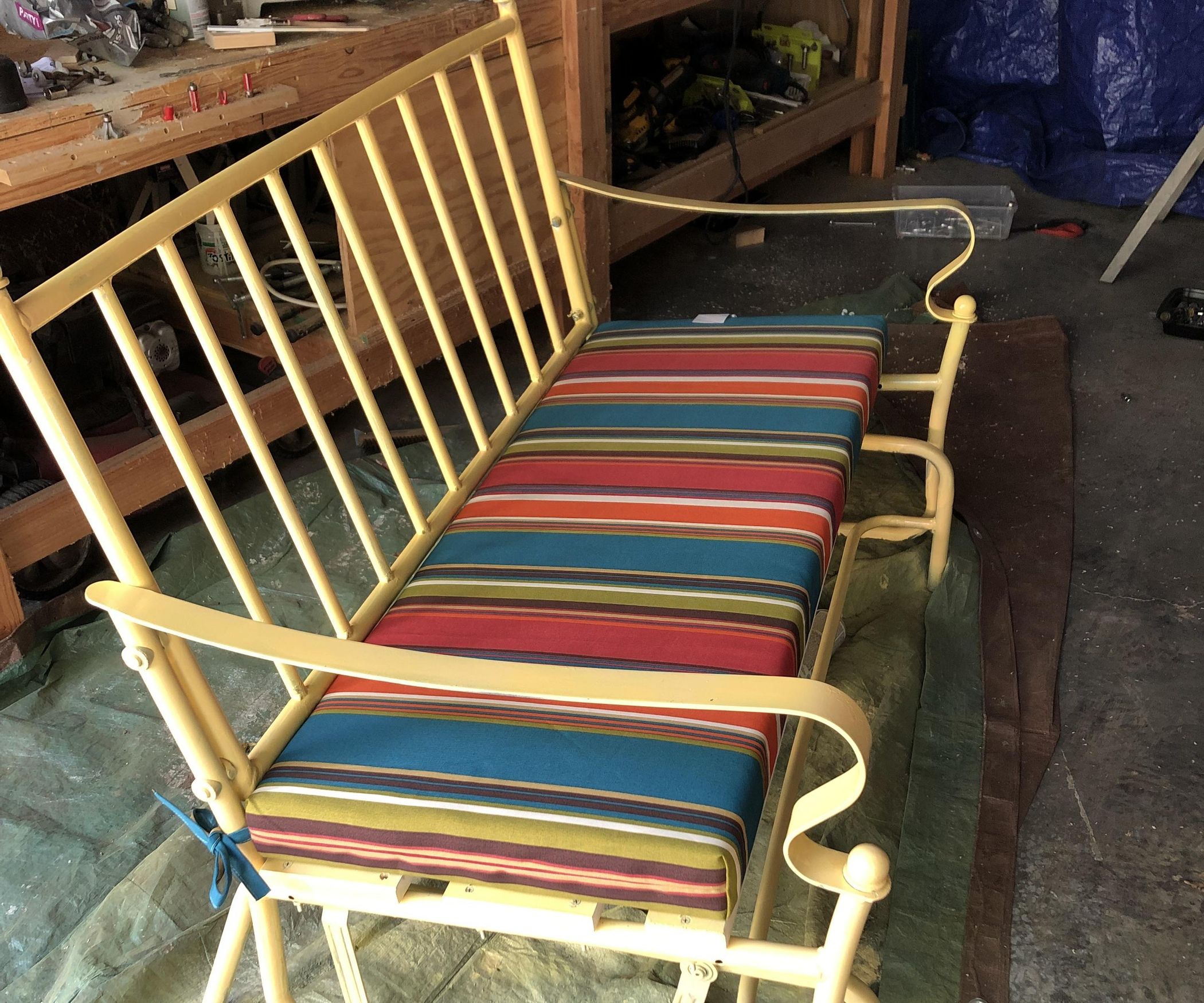 Refurbished Vintage Glider 3 Steps Instructables