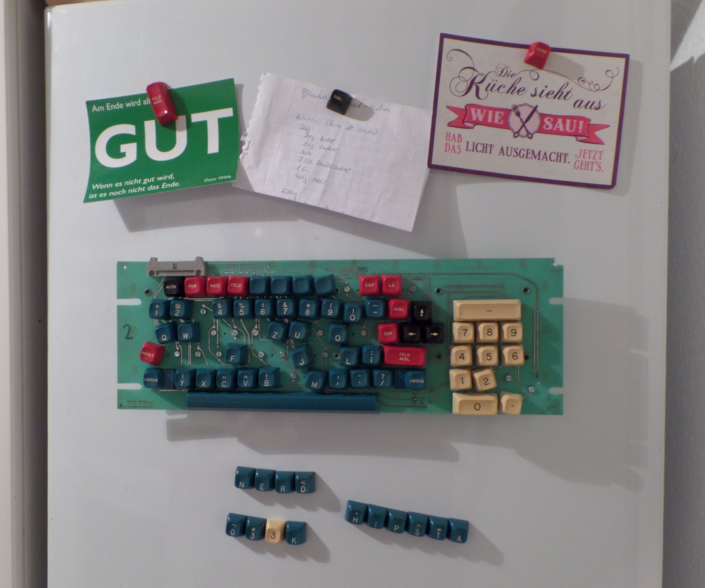 Fridge Magnet Keyboard