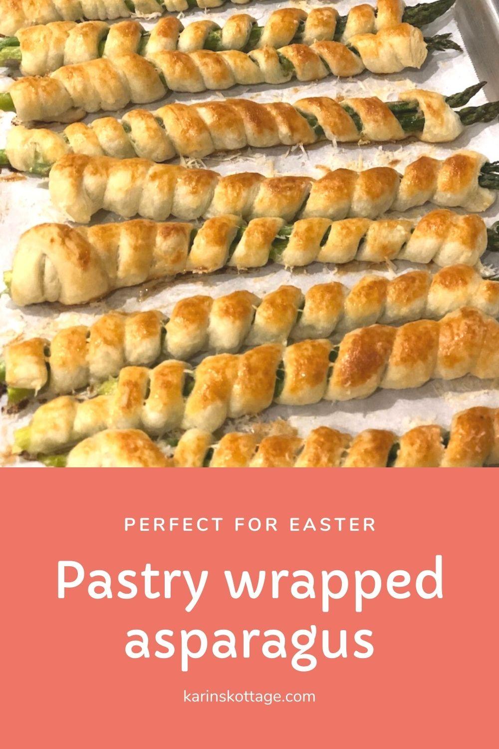 Puff Pastry Wrapped Asparagus