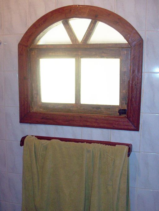Rustic Wooden Towel Rack