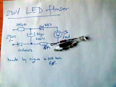 230V~ Led Flasher