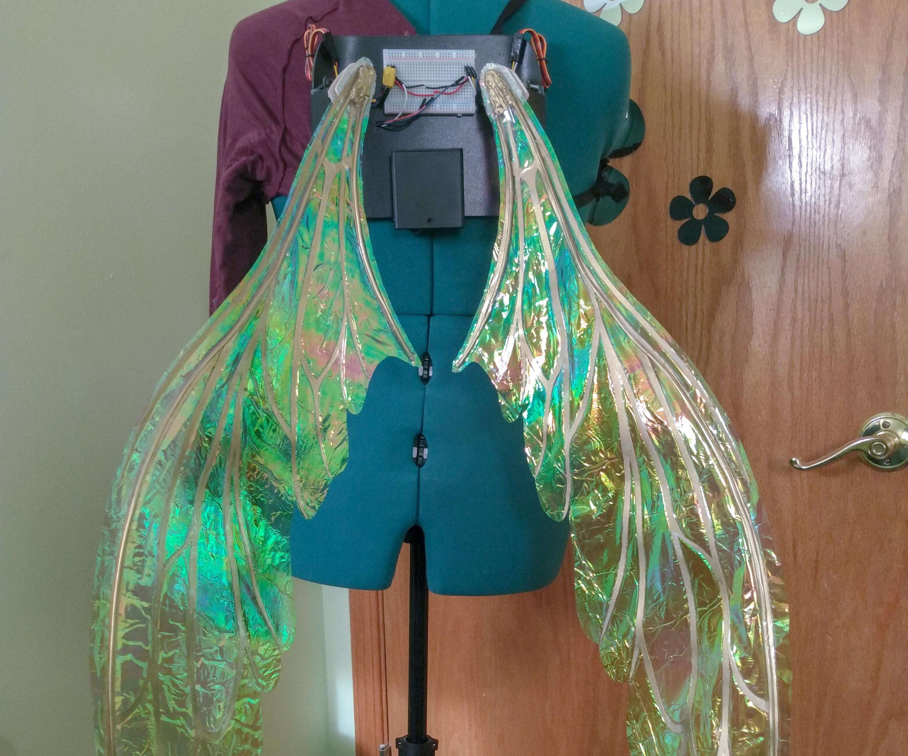 Motion Activated Cosplay Wings Using Circuit Playground Express - Part 2