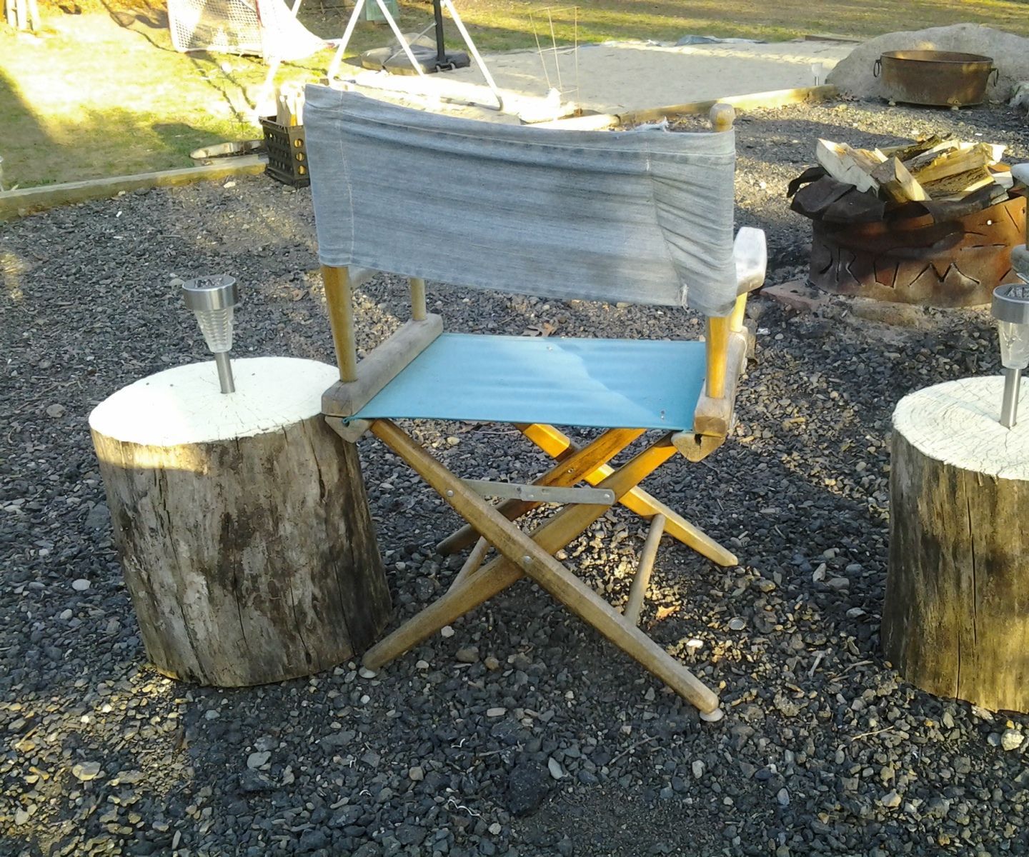 Outdoor solar cocktail tables and solar wine/ microbrew holder