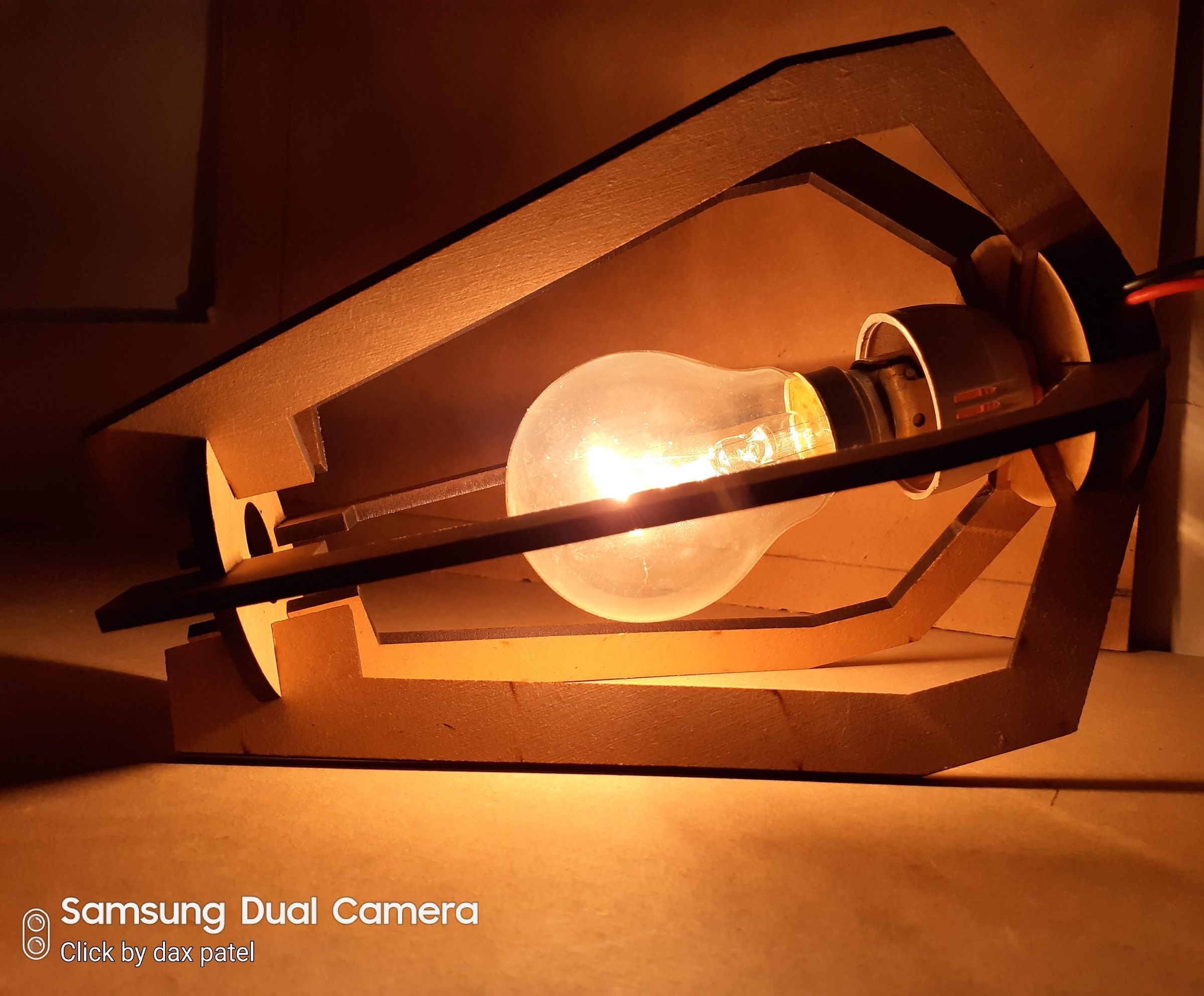 Diamond Shape Table Lamp