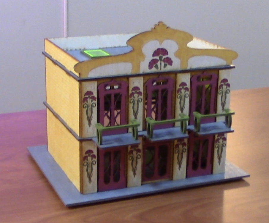 How to Design and Laser Cut a Scale Model Building for Tabletop Terrain