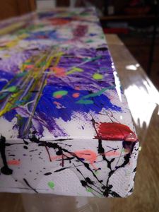 Resin on Artwork
