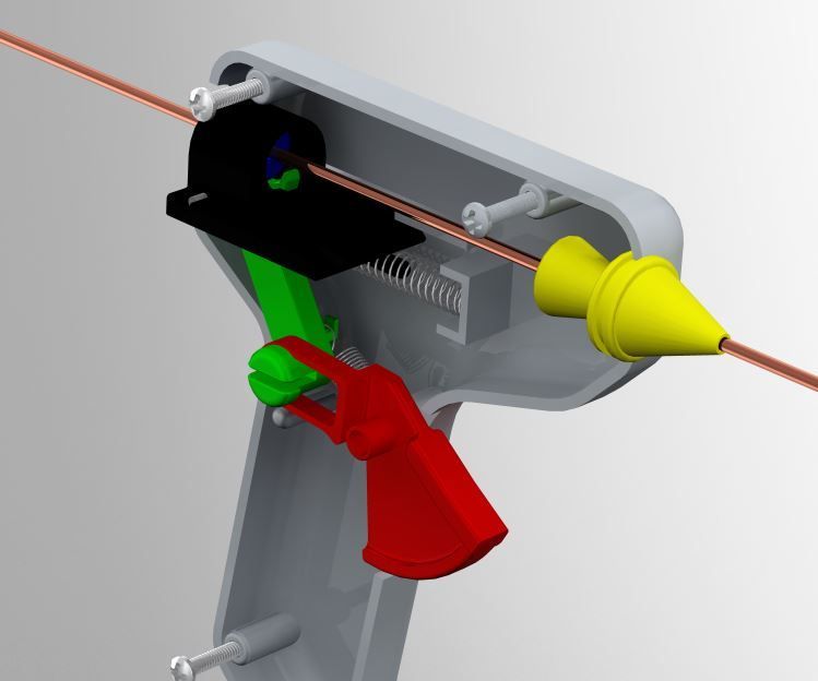 Glue-Gun Filler Rod Dispenser