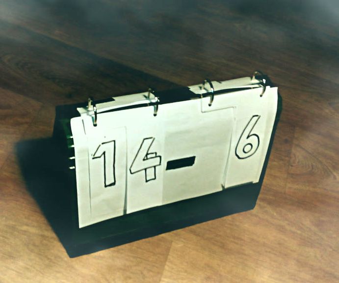 Foldable Map Scoreboard