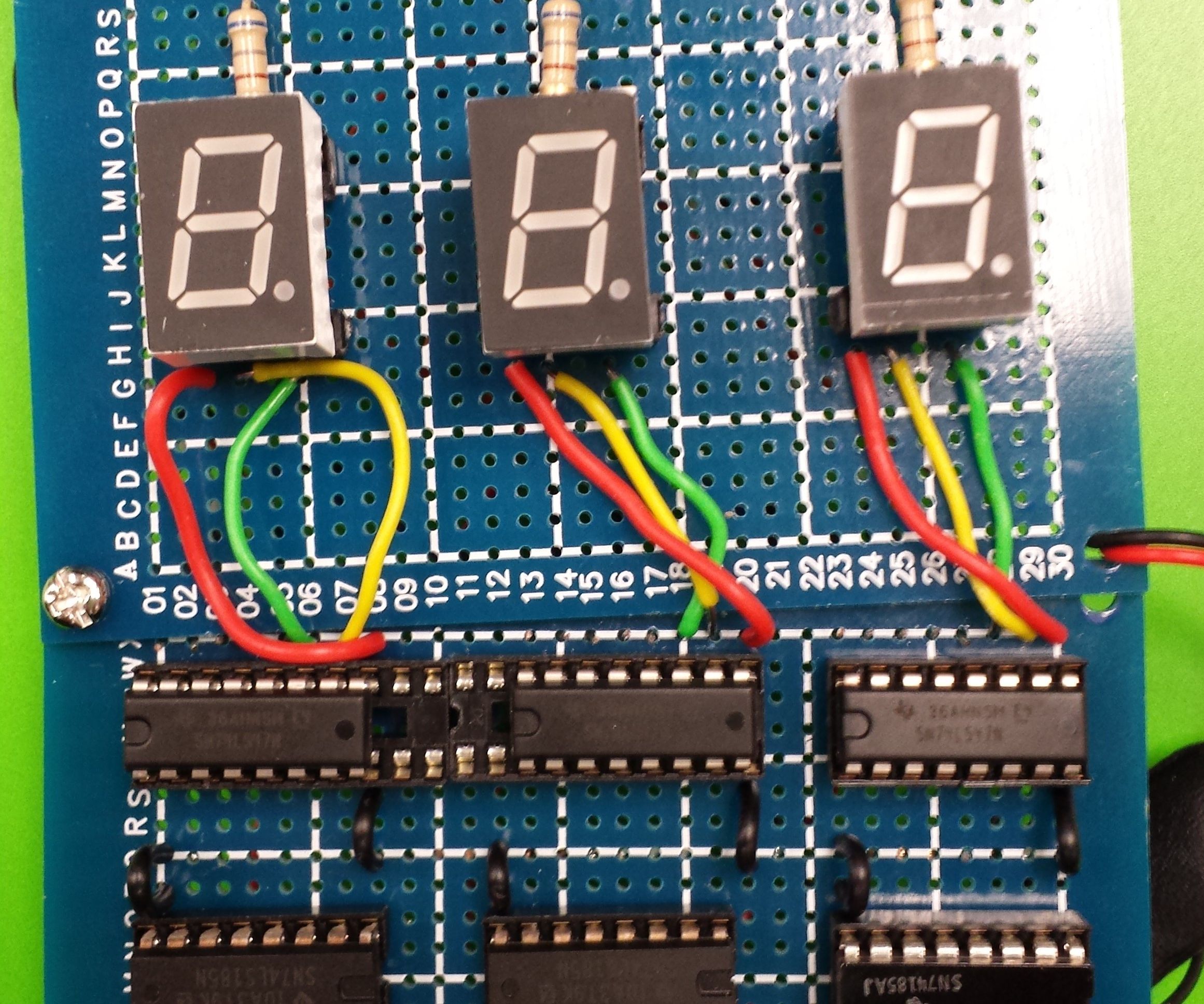 Bits4Bots - Binary to BCD Counter Using TTL's 74LS185 (Obsolete Part)