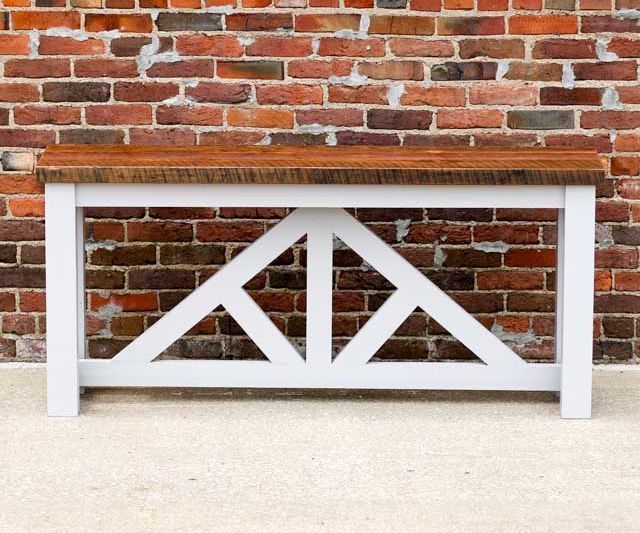 DIY Truss Sofa Table
