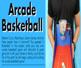 Micro:bit Basketball Arcade Game (DMP)