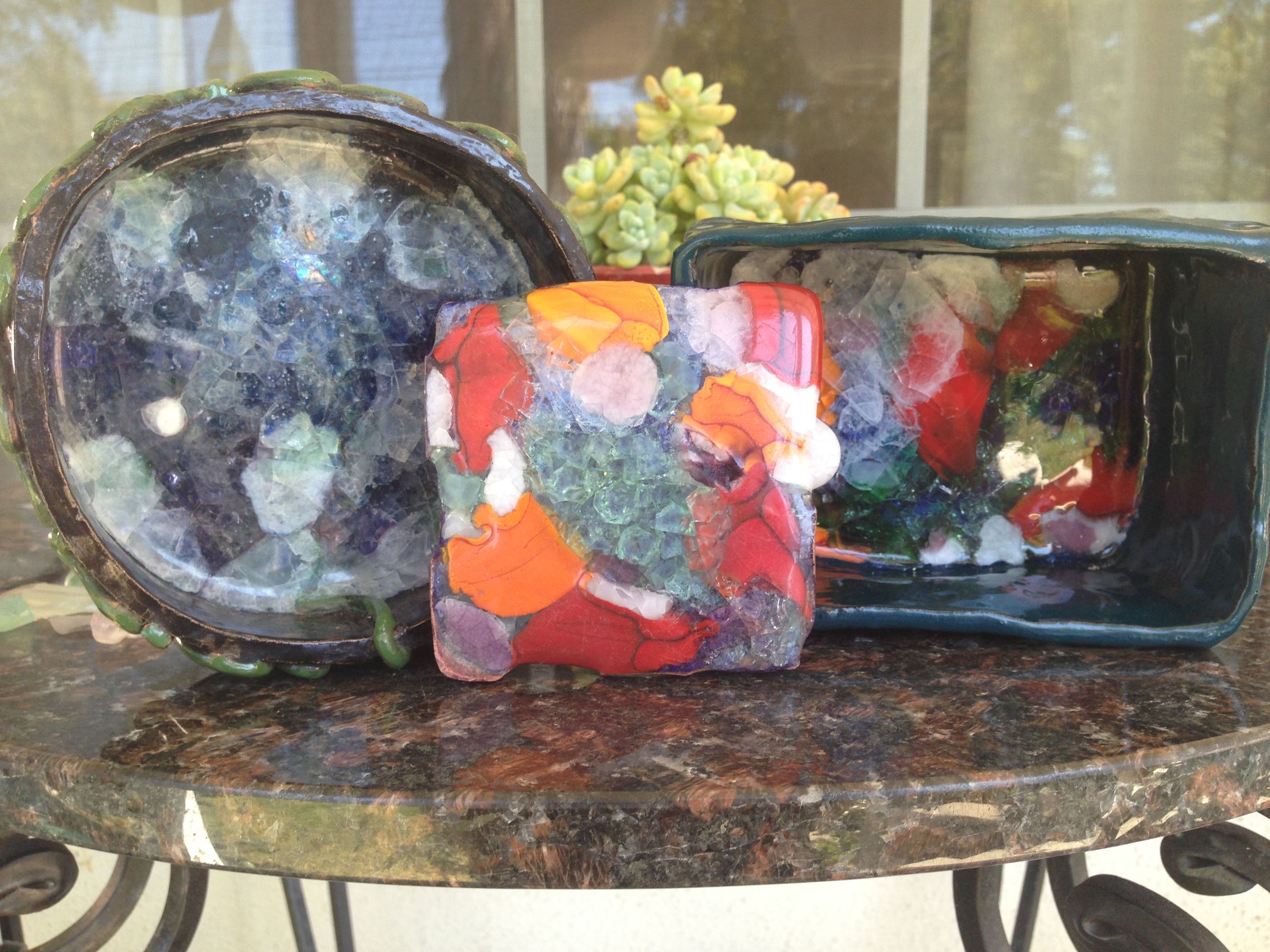 Easy Glass-Bottom Clay/Ceramic Piece