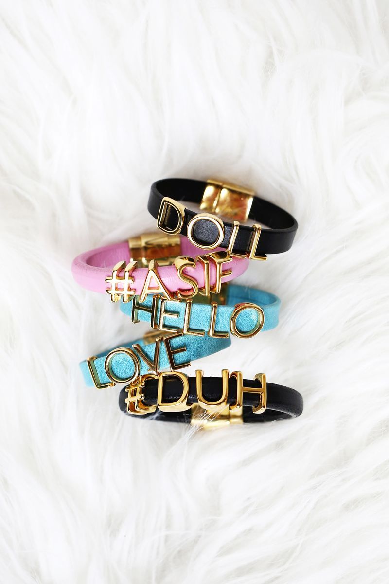 Jwellery Contest -- a Personalised  Phrase Bracelet