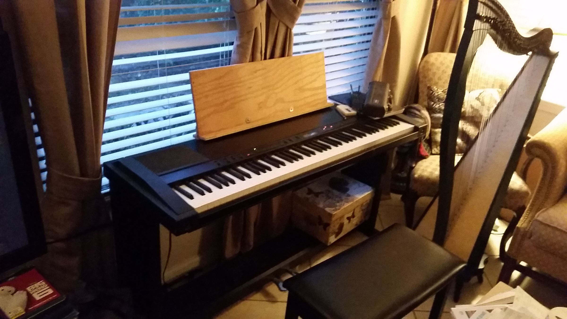 Make a Replacement Music Score Stand for Dp3000c Electronic Piano