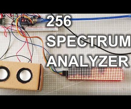 How to DIY 32 Band LED Audio Music Spectrum Analyzer Using Arduino Nano ...