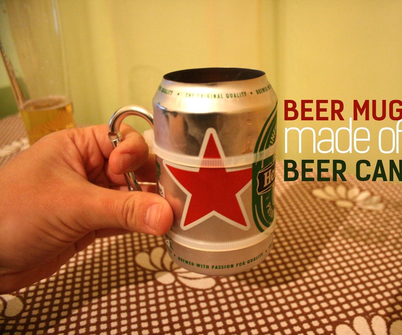 Beer Mug From a Beer Can