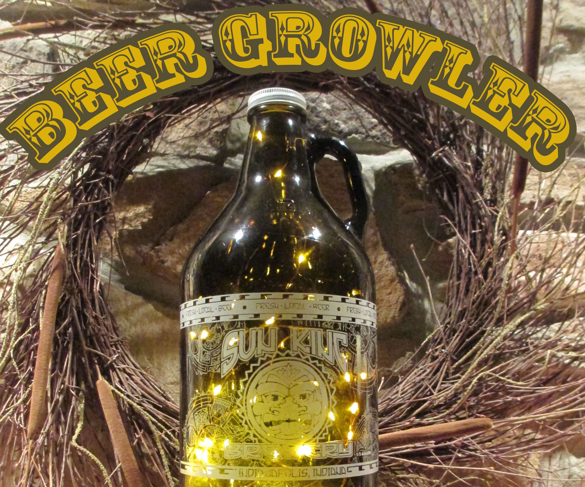 BEER GROWLER LAMP