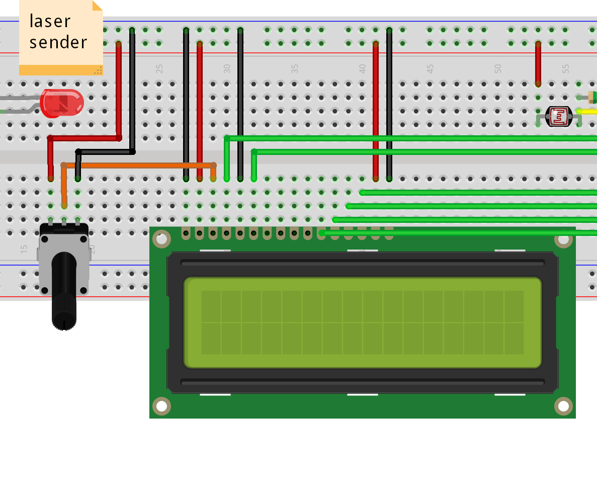 Laser data transfer, part2- Binary transmitting.