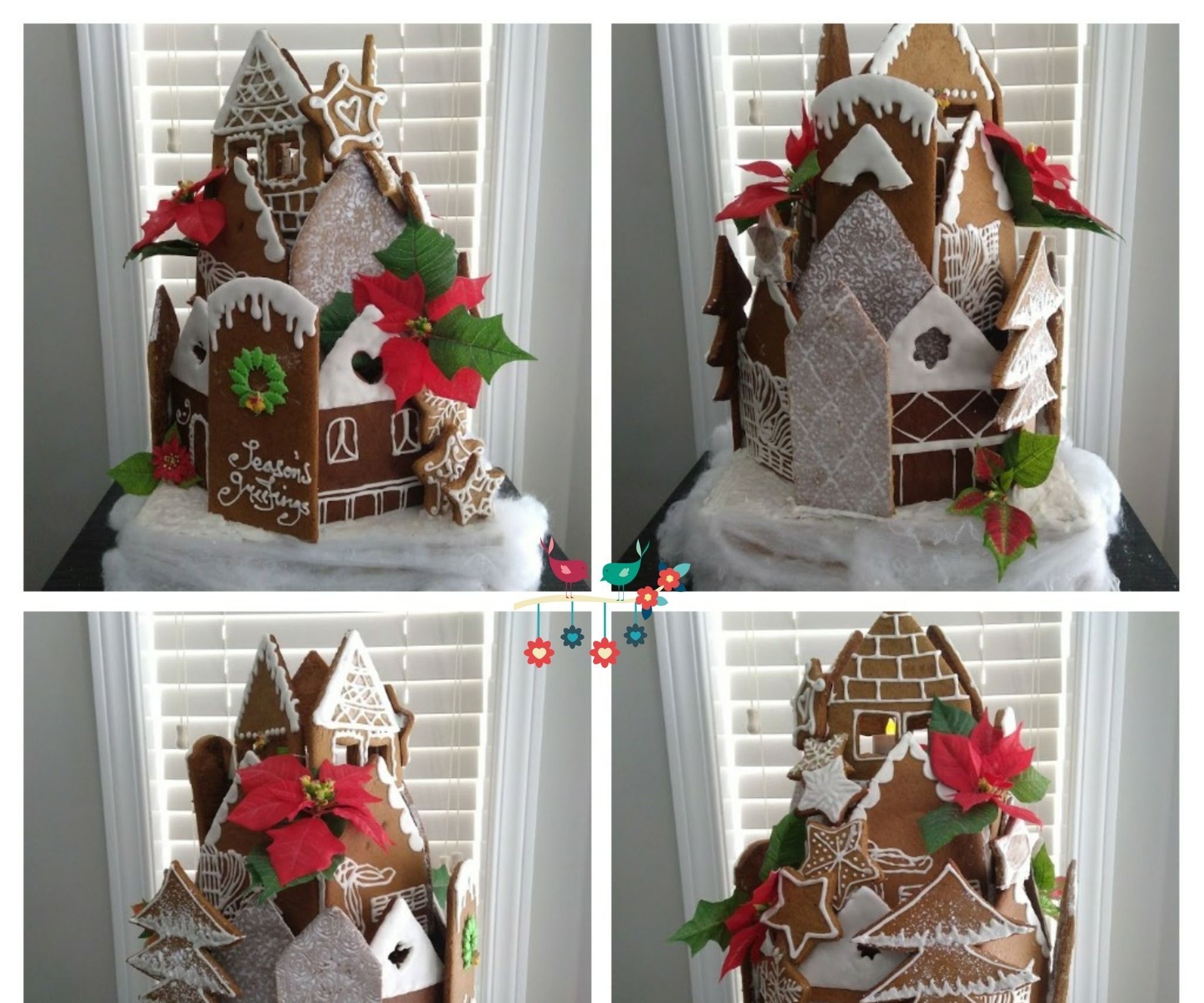 Vegan Gingerbread Village (Upright Style)