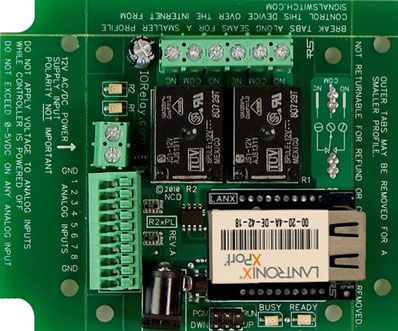 Ethernet Relay Controller